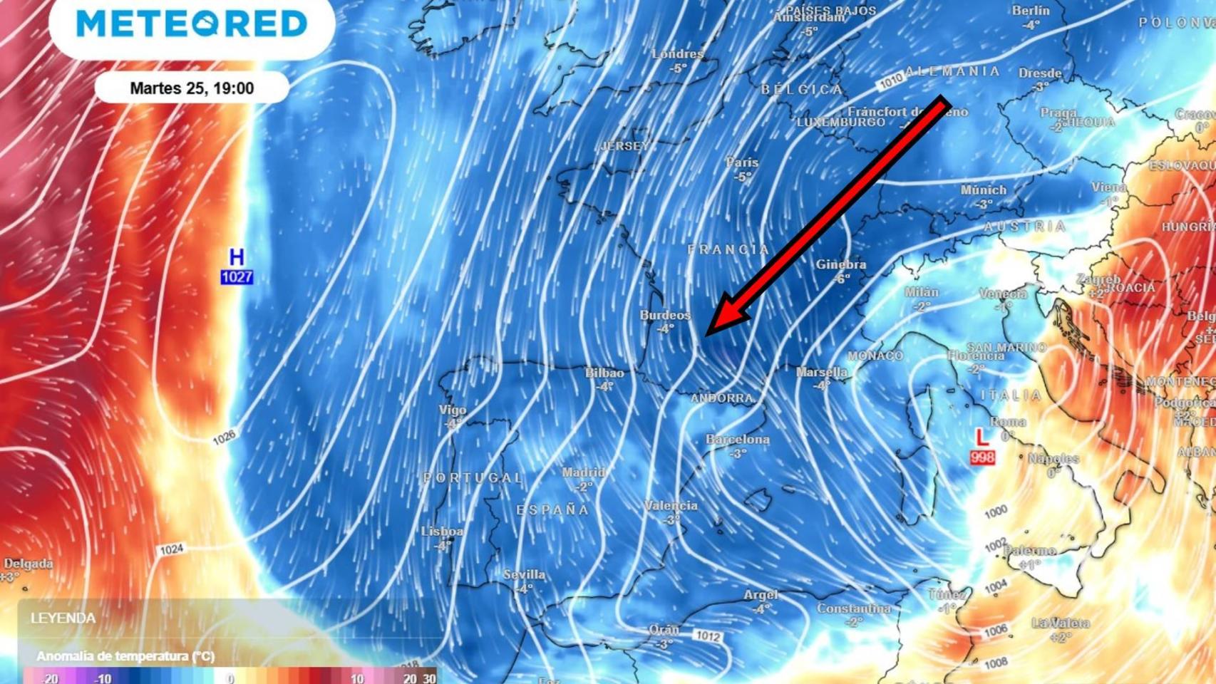 Aemet avisa a España: llega una borrasca en las próximas horas con -10 ºC de frío ártico y fuertes nevadas en estas zonas