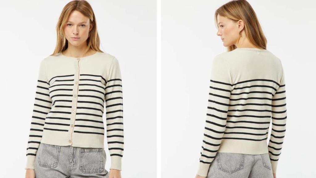 Chaqueta de punto fino.