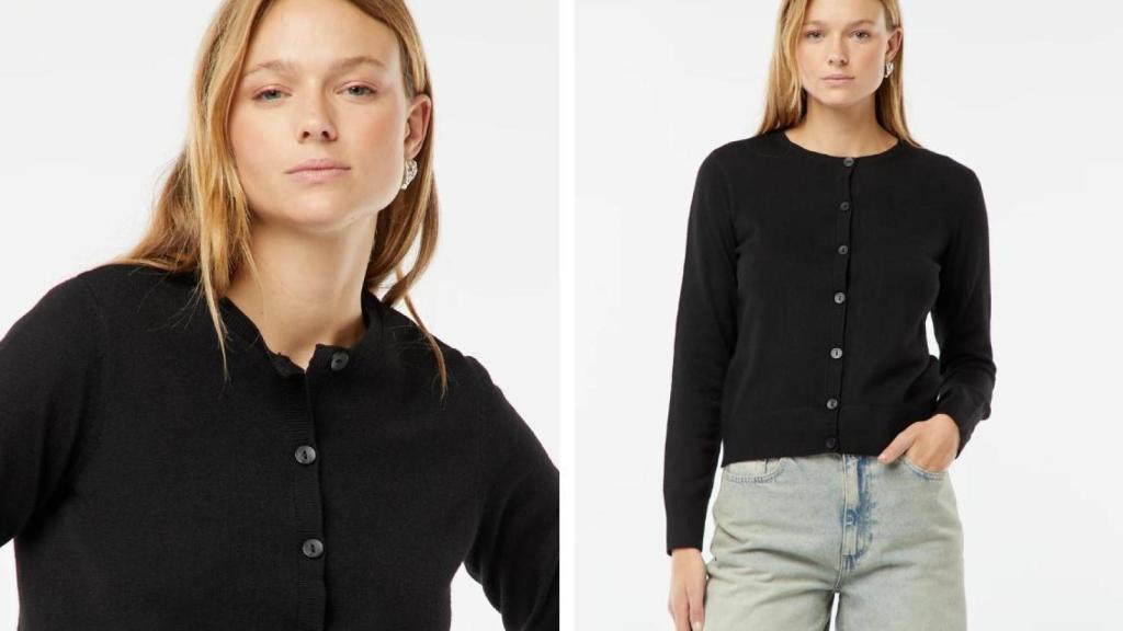 Chaqueta de punto fino.