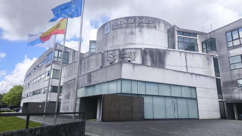 Sede de la Consellería de Sanidade y del Servizo Galego de Saúde (Sergas), en San Lázaro, Santiago de Compostela.