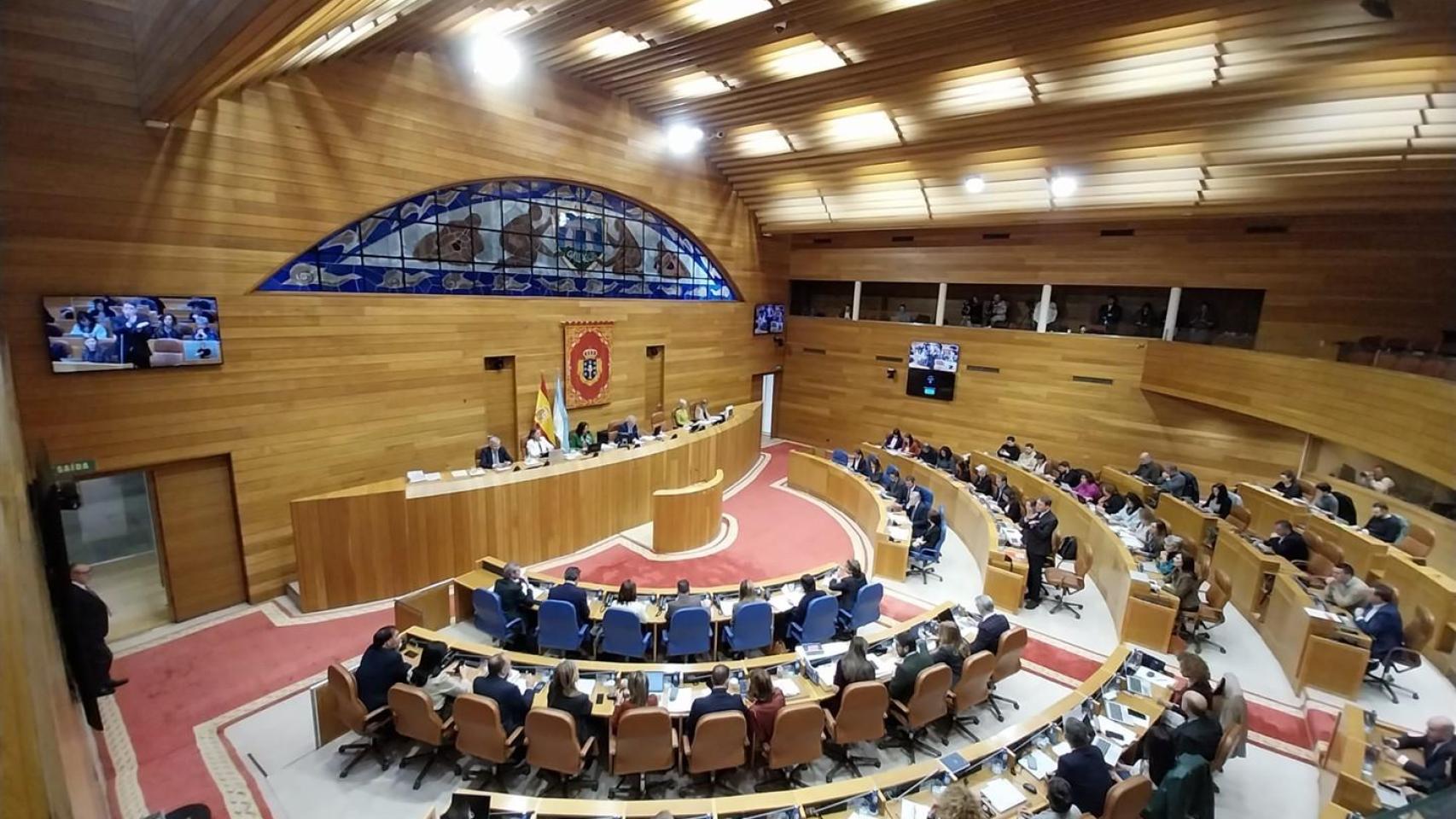 El Parlamento de Galicia, en una foto de archivo.