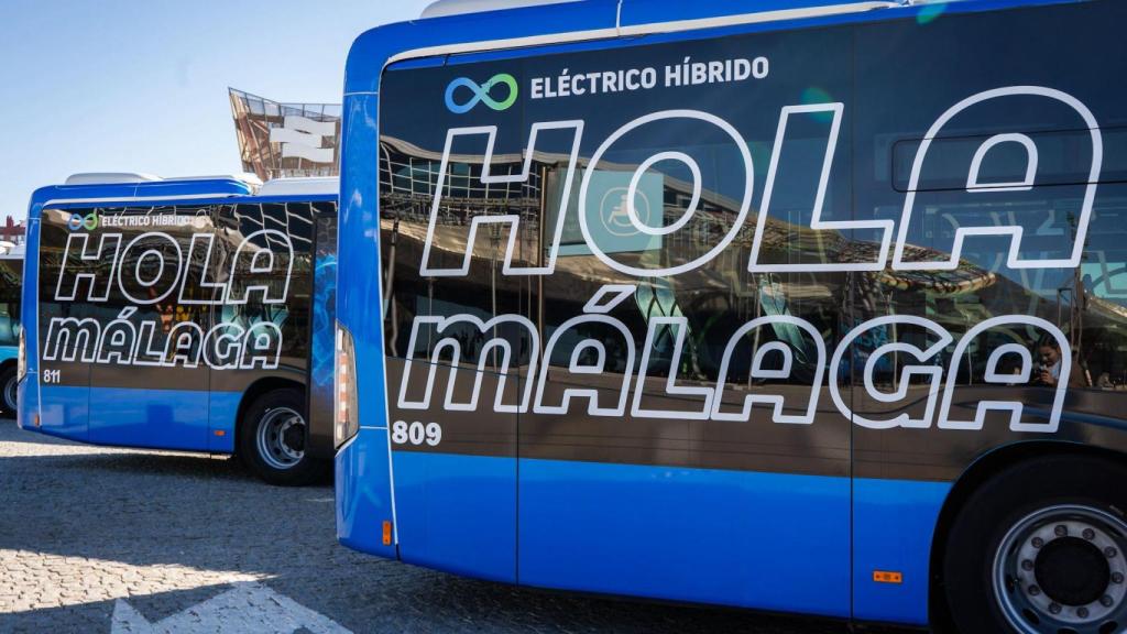 Los nuevos autobuses.