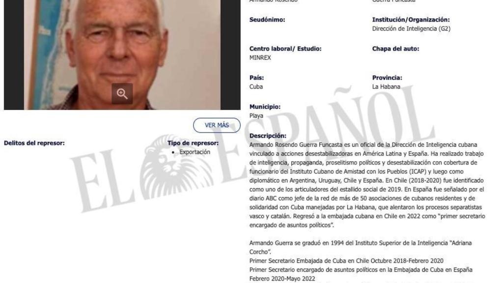 Expediente de Armando Rosendo Guerra Funcasta.