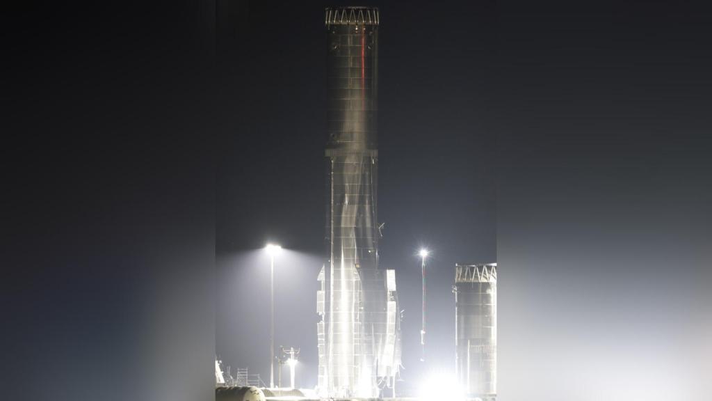 Booster 18 después del incidente.