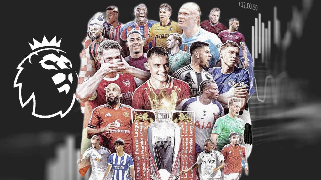 Fotomontaje de la Premier League