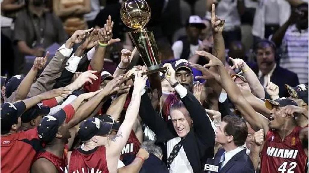 Los Miami Heat, campeones en 2006.