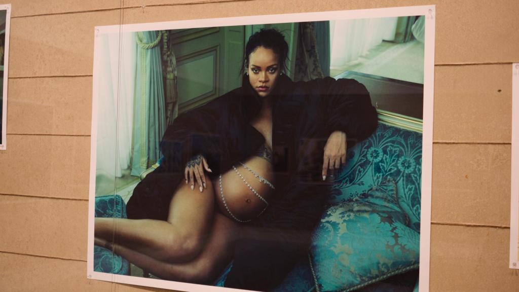 Rihanna en una foto tomada por Annie Libovitz
