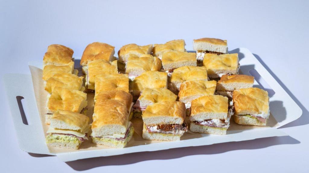 Bandeja de focaccia.