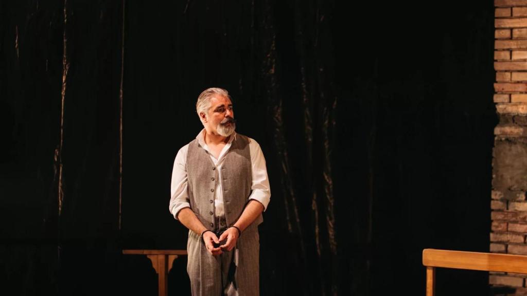 Ernesto Arias como Ferrer i Guardia en 'Francisco Ferrer. ¡Viva la Escuela Moderna!'. Foto: Lucía Romero