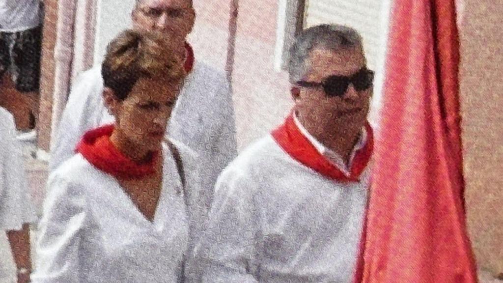 María Chivite junto a Santos Cerdán.