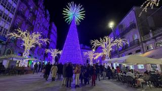 La hostelería en el kilómetro cero de la Navidad de Vigo: Las luces nos han salvado