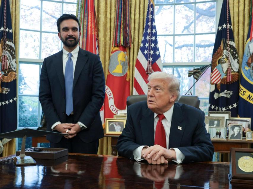 El presidente estadounidense Donald Trump en la Casa Blanca con el nuevo alcalde de Nueva York, Zohran Mamdani.