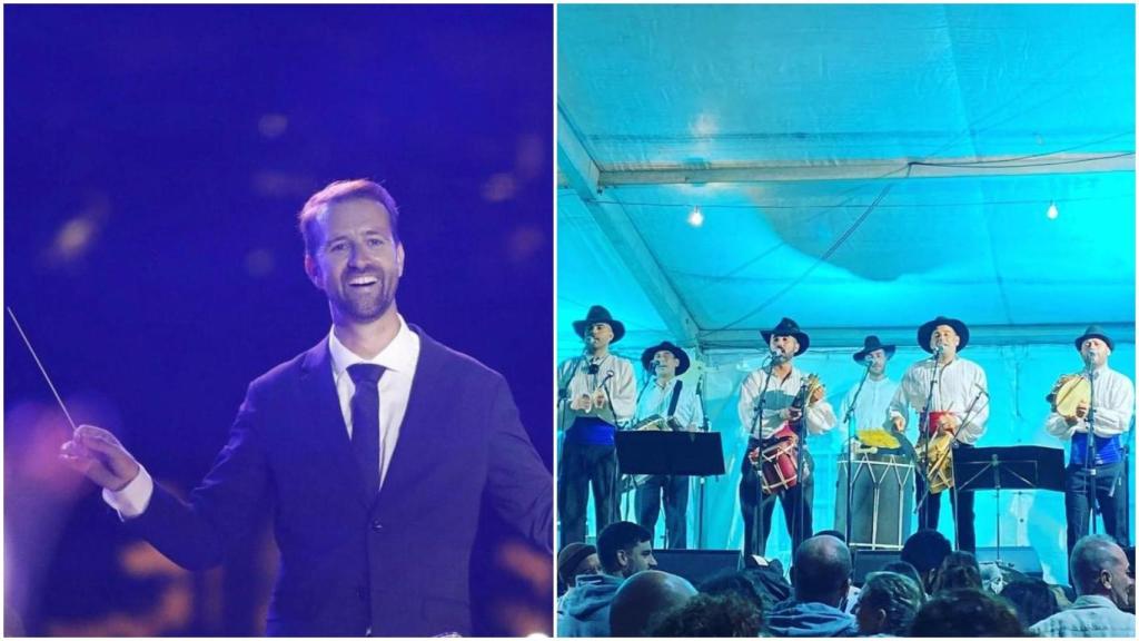 La banda LIRA de Oia se une a los vigueses Pelepau por Santa Icía.