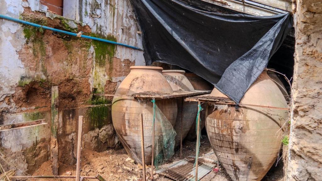 Tinaja de Villarrobledo en una casa antigua.