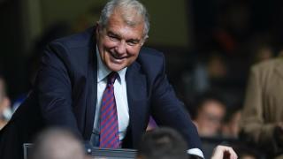 Joan Laporta, en el palco