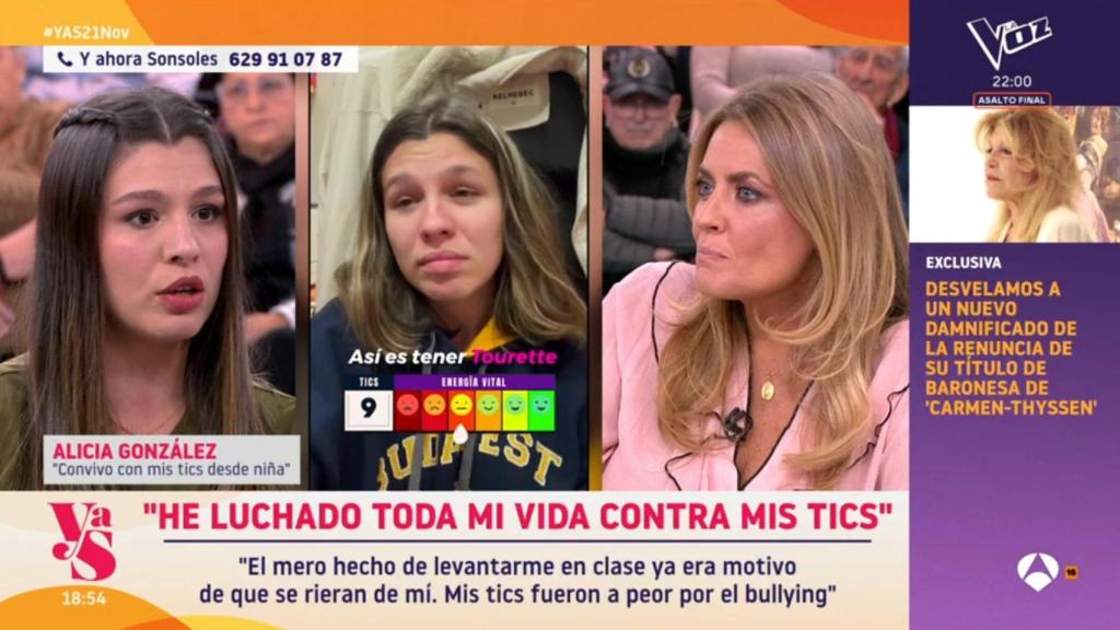 Alicia González y Pepa Romero en 'Y ahora, Sonsoles'.