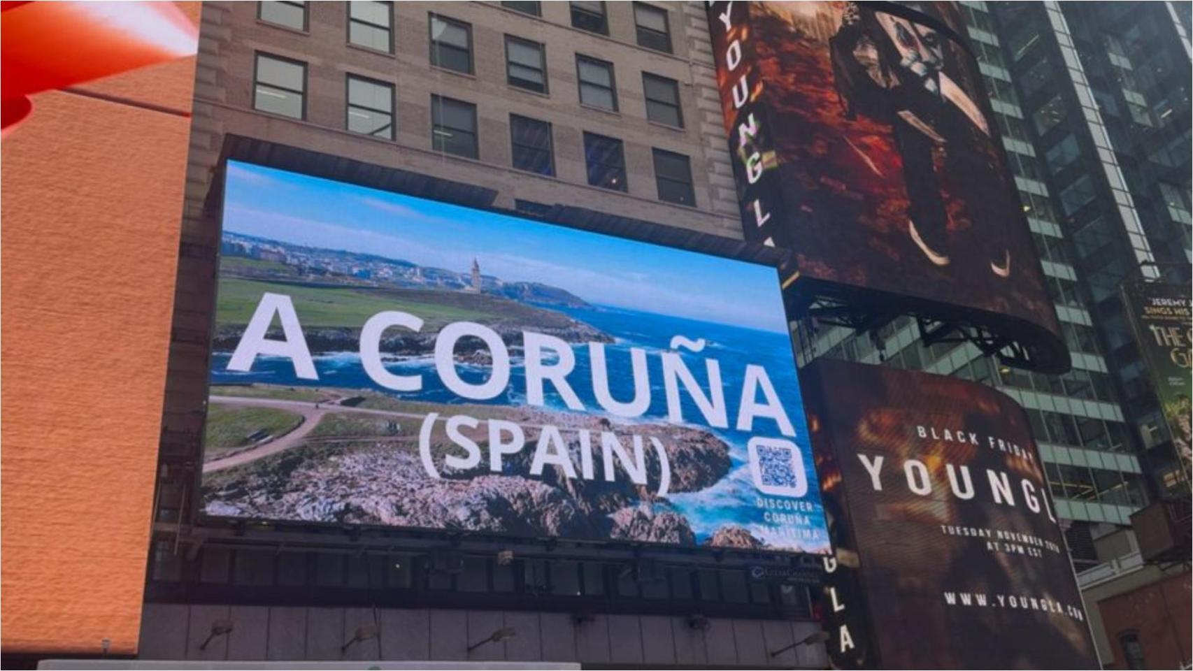 A Coruña en Times Square