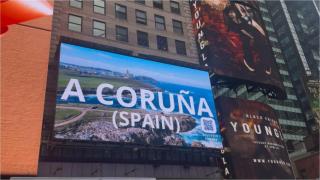 A Coruña en Times Square