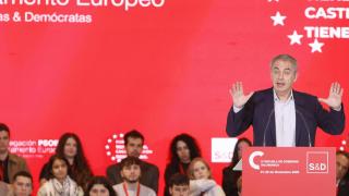 El expresidente José Luis Rodríguez Zapatero durante su intervención en la Escuela del PSOE en Salamanca