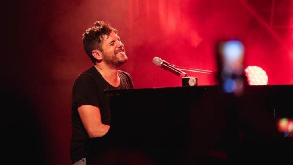 Pablo López en un concierto en Argentina.