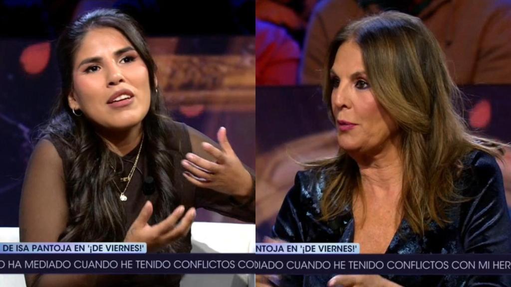 Isa Pantoja y Ángela Portero en 'De viernes'.