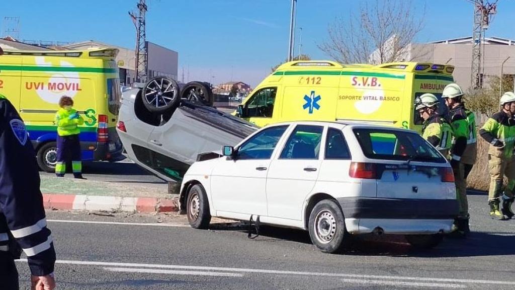 Carretera N-310, donde se ha producido el accidente.