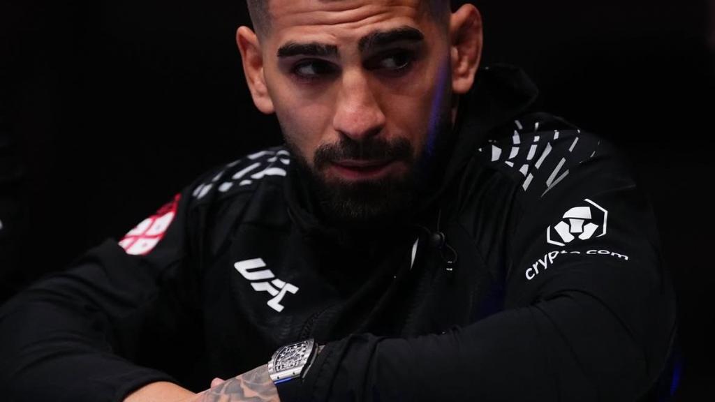 Ilia Topuria, en la esquina de su hermano Aleksandre en el UFC Qatar