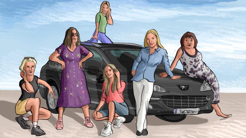 Contratos, cobros, pisos y viajes: todos los privilegios de Paqui, Belén Cerdán, Jésica o Anaís, las mujeres de la banda del Peugeot