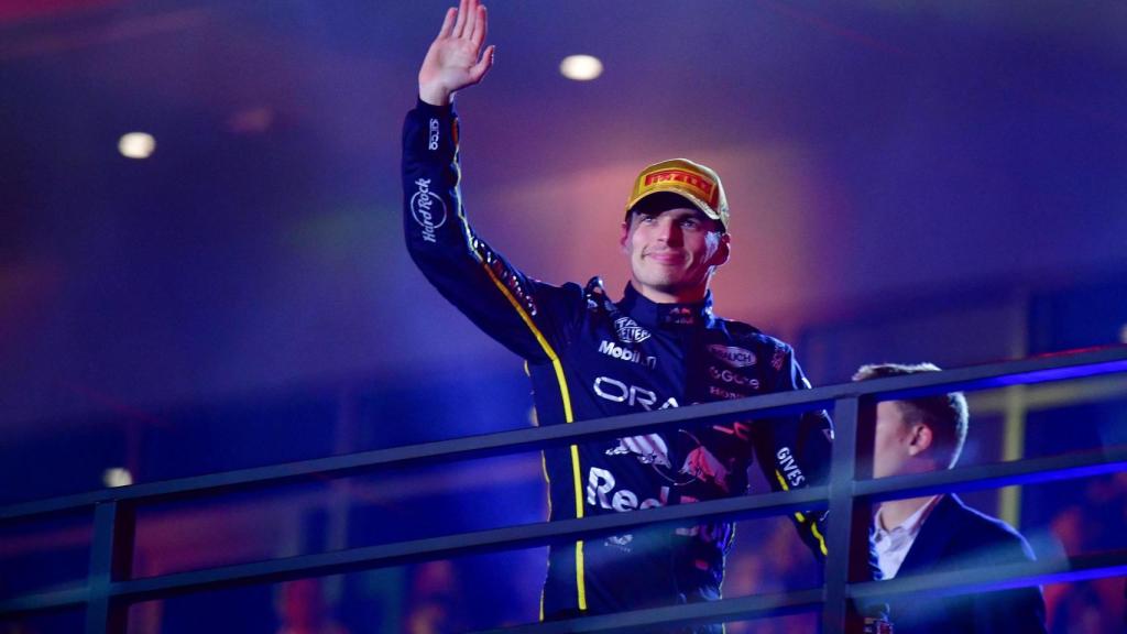 Verstappen, tras ganar el GP de Las Vegas.