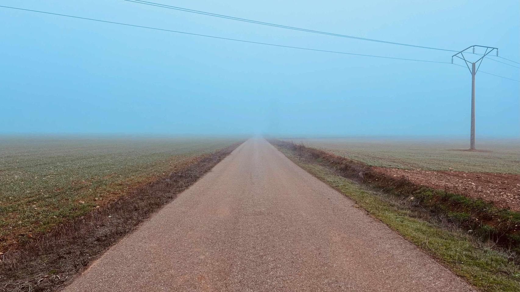 Paisaje del invierno en Valladolid