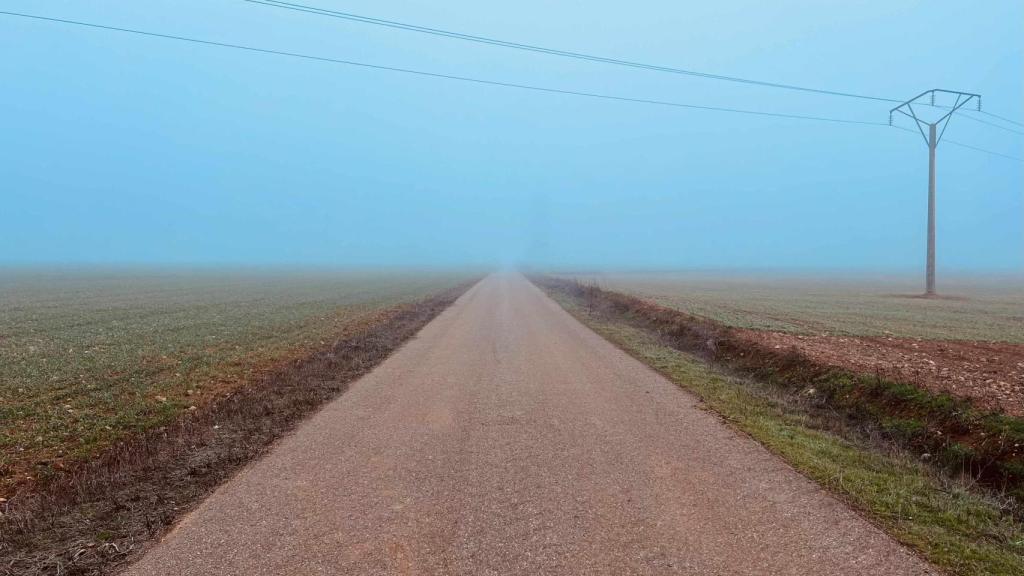 Paisaje del invierno en Valladolid