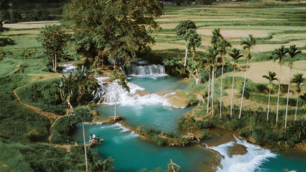 Imagen de la isla colgada en la web de Eco Beach Club.