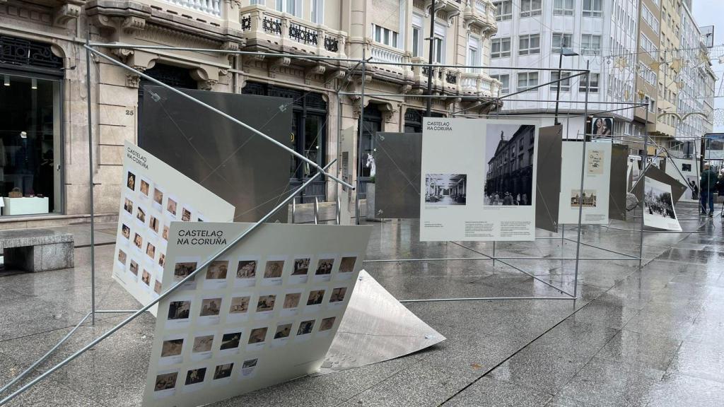 Exposición de Castelao vandalizada