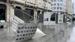 Exposición de Castelao vandalizada