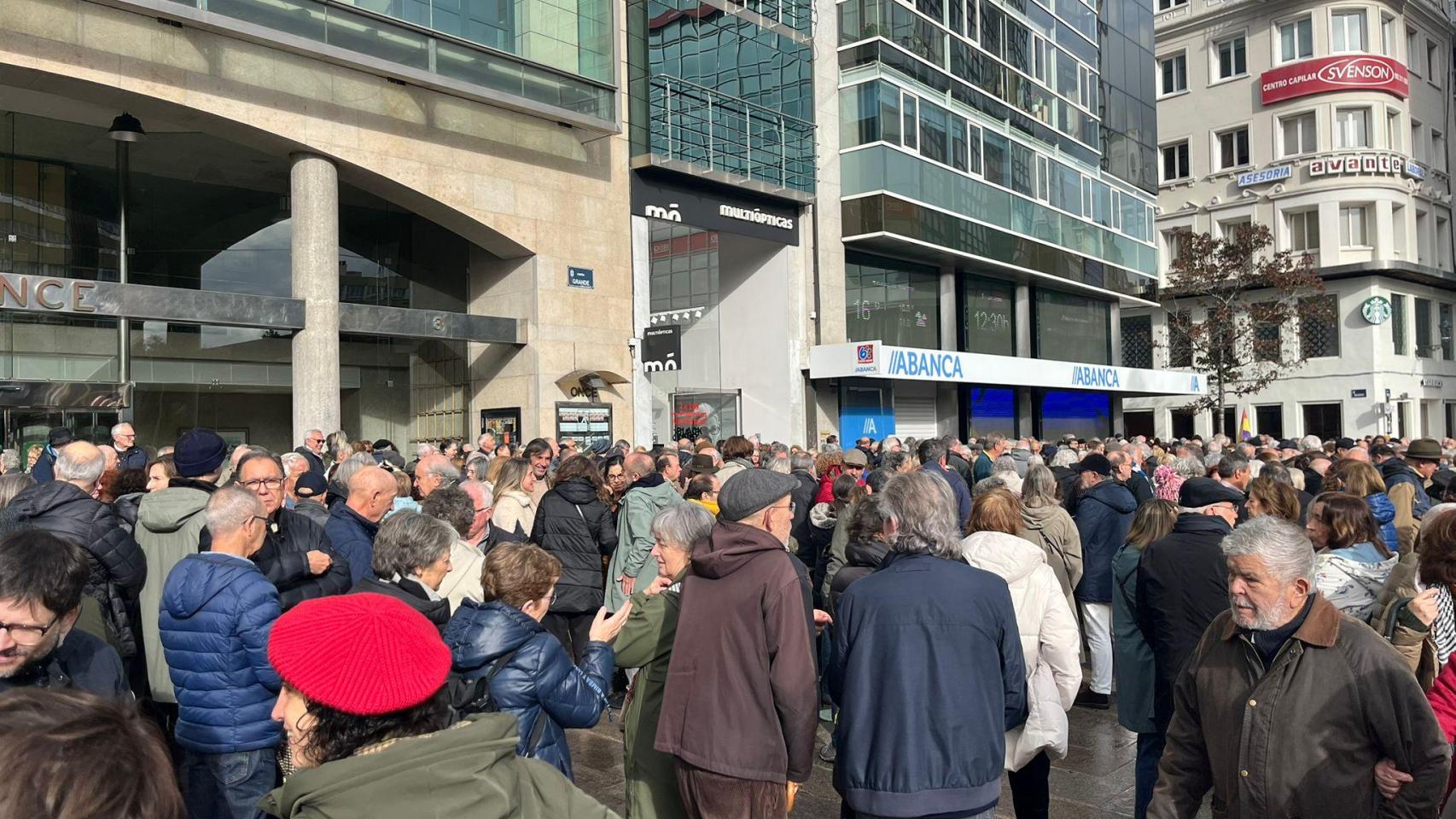 Cientos de personas protestan en A Coruña contra la condena al Fiscal General