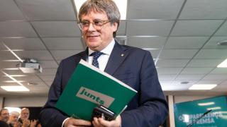 El líder de Junts, Carles Puigdemont, el pasado 27 de octubre en Perpiñán (Francia).