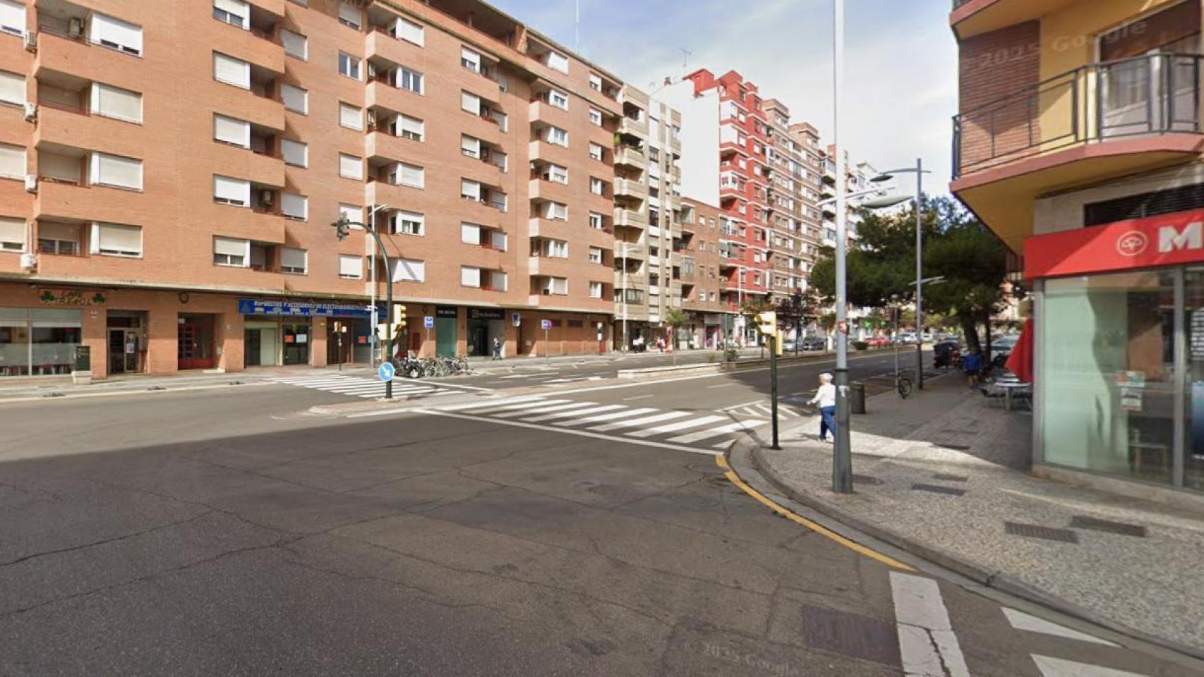 Avenida de Tenor Fleta con Camino de Puente del Virrey donde han sucedido los hechos