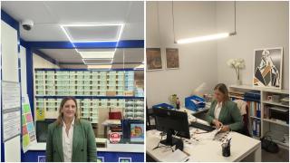 Belén Torrente, propietaria de la administración 'Botes de Suerte' en Madrid.