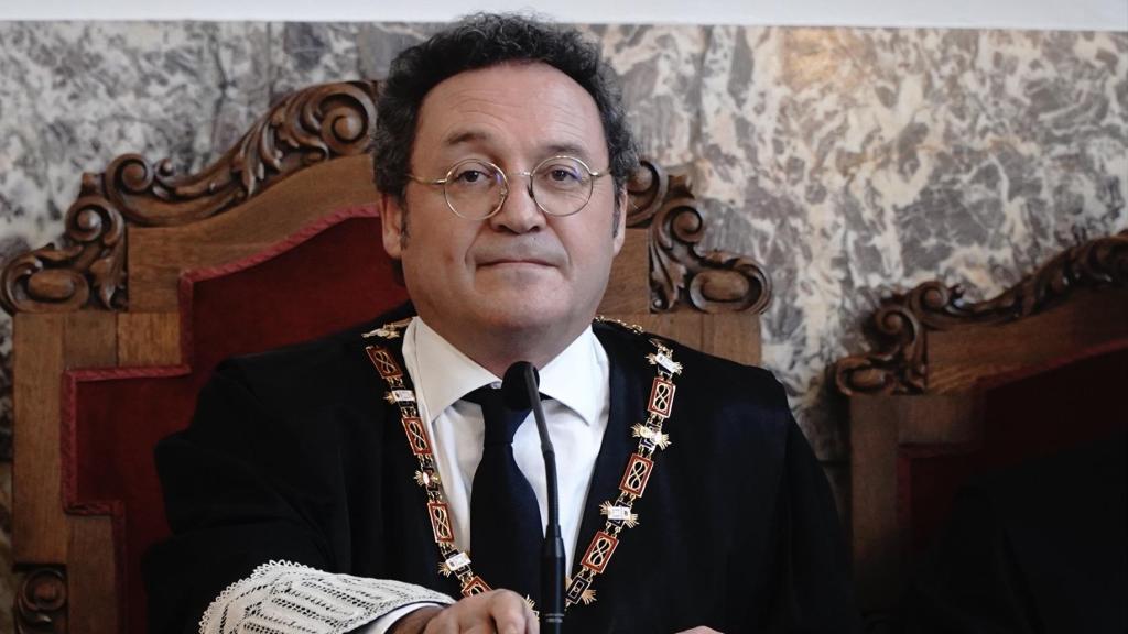 Álvaro García Ortiz el pasado 17 de noviembre en un acto en Ourense.