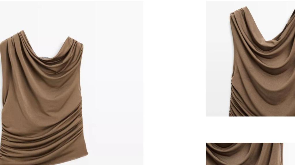 Top drapeado. Ref. 6892/109