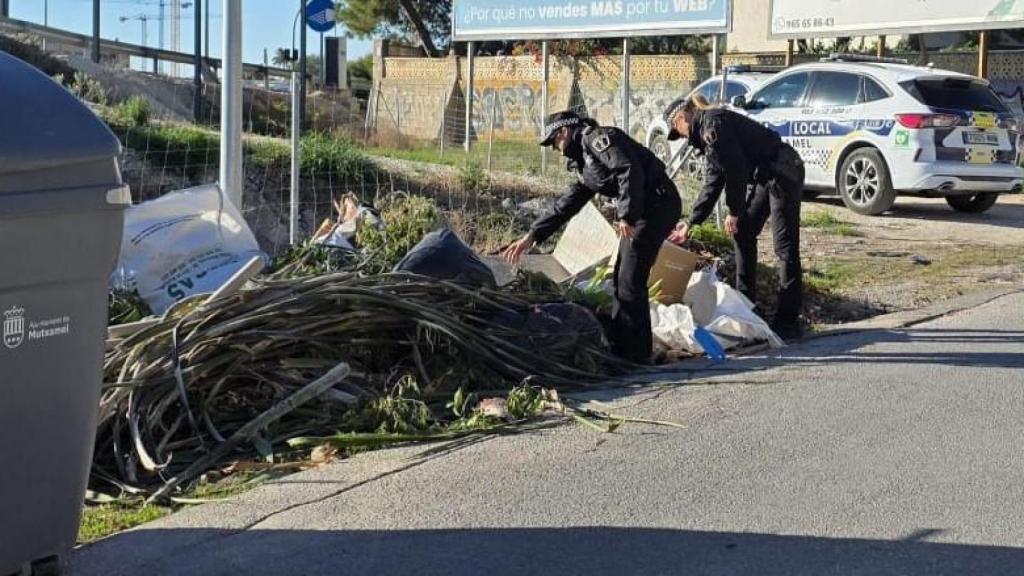 Mutxamel intensifica la vigilancia para prevenir vertidos ilegales en el municipio