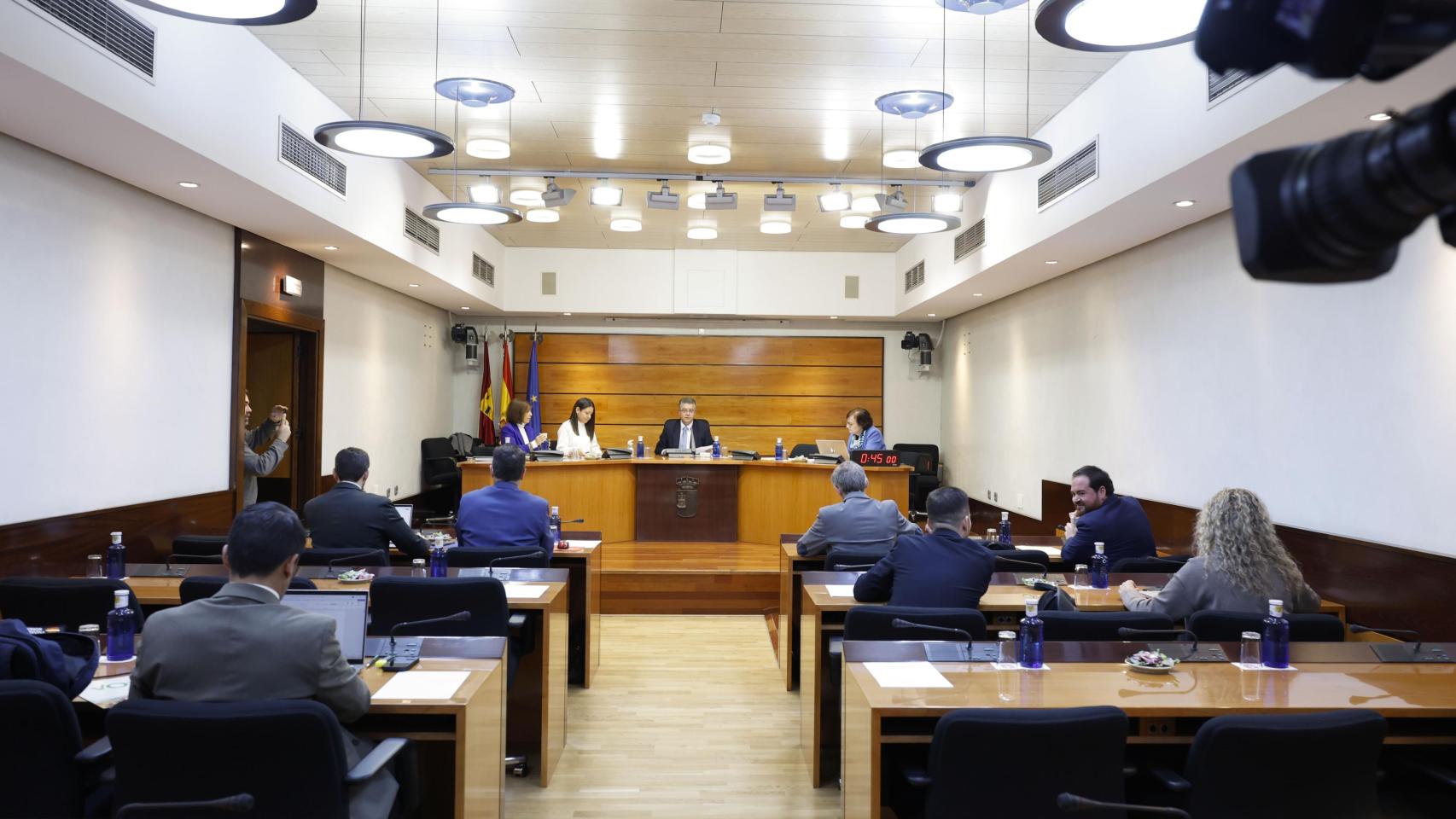 Comparecencia de Bienestar Social en la Comisión de Presupuestos. Foto: Cortes CLM.