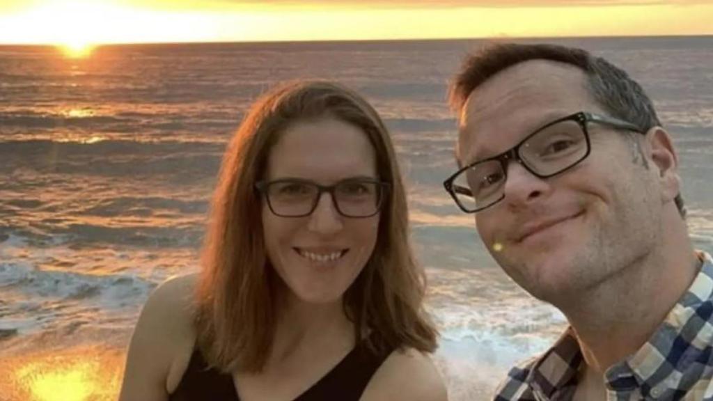 Pareja de jubilados formada por Katie y Alan Donegan.