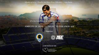 Cartel del homenaje.