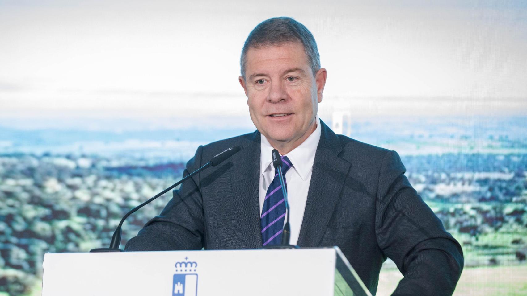 Emiliano García-Page, presidente de Castilla-La Mancha. Foto: JCCM.