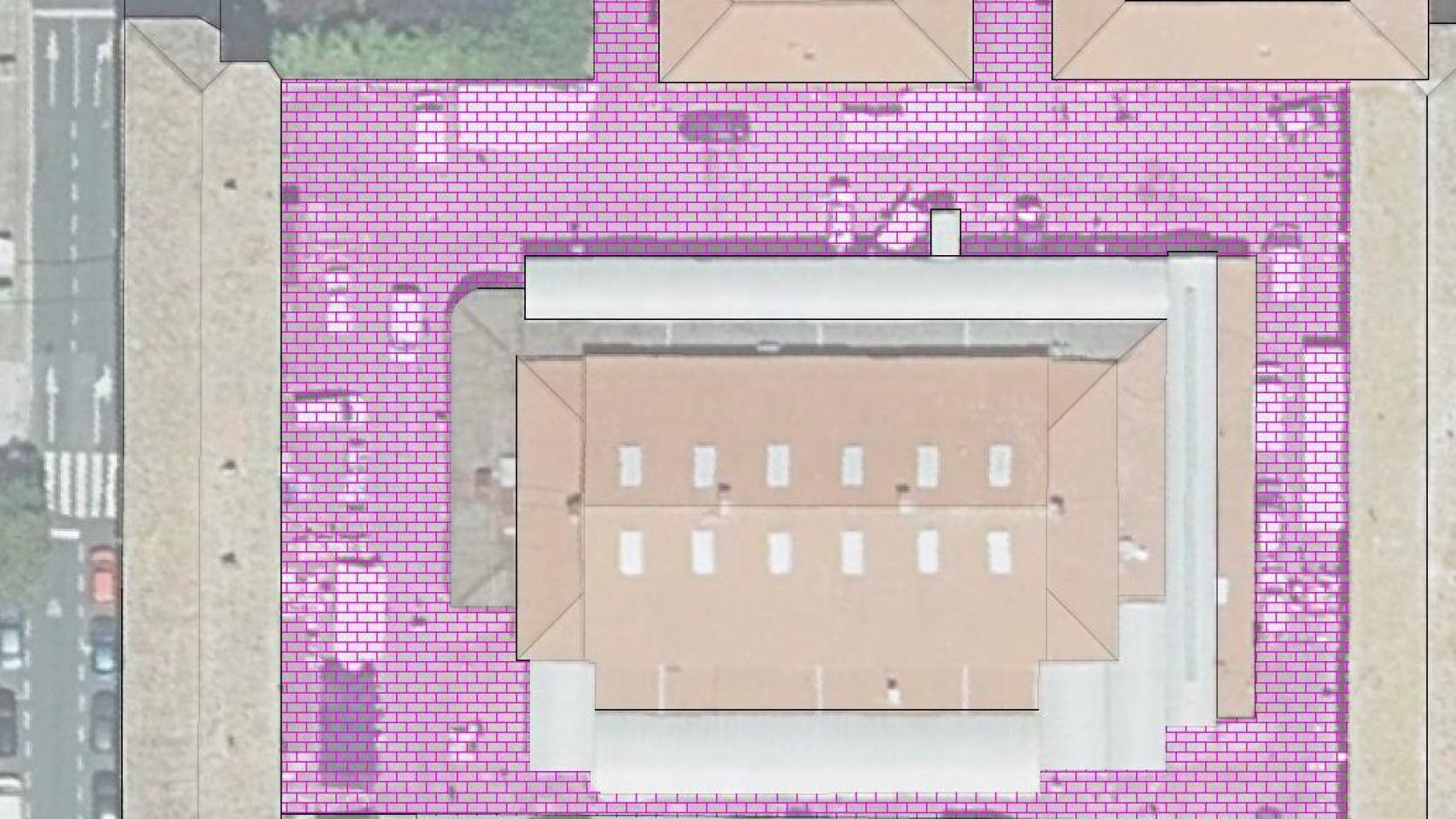 Mapa de una de las actuaciones previstas.