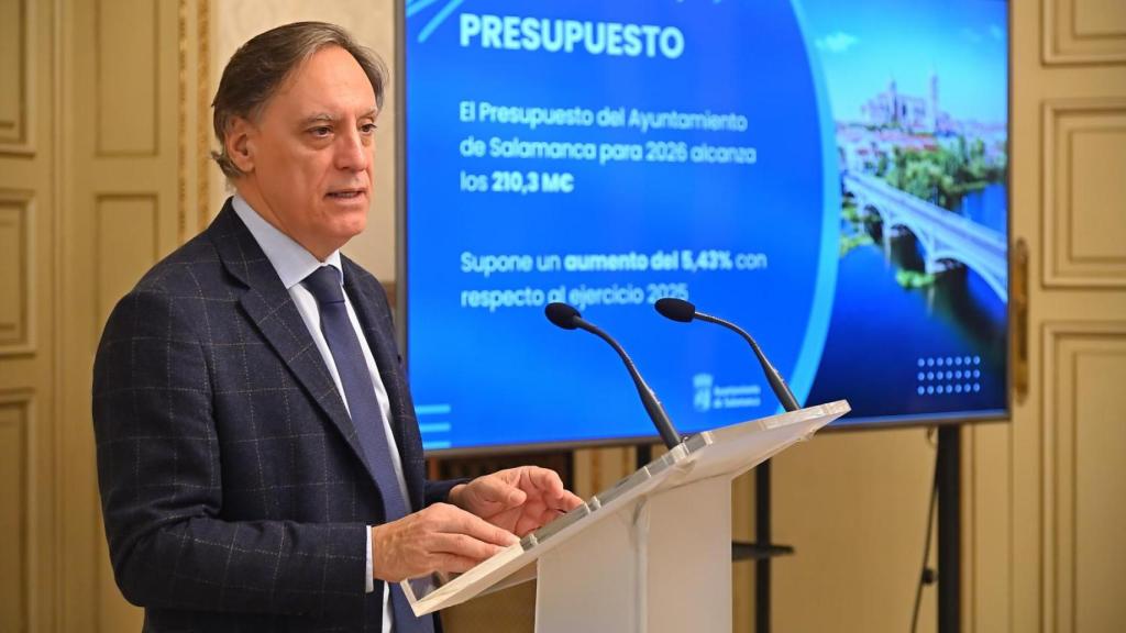 El alcalde de Salamanca, Carlos García Carbayo