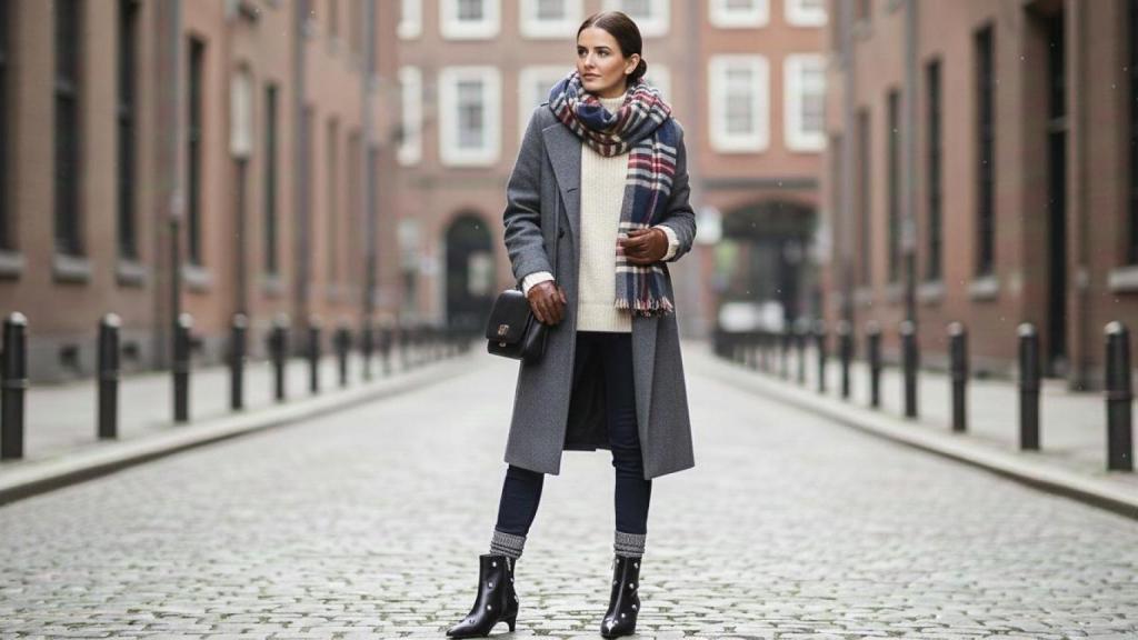 Modelo con las botas.