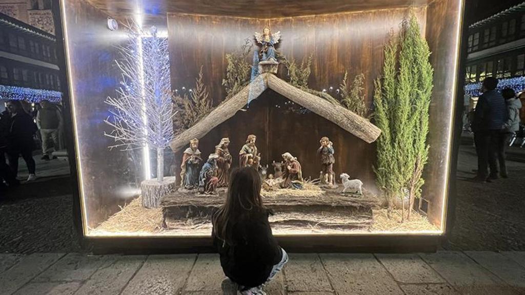 Vitrina del Nacimiento de Jesús en Almagro.