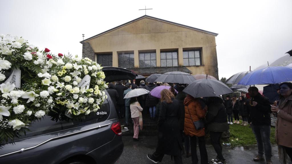 El funeral para conmemorar el fallecimiento de los mineros, este domingo.